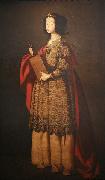 GRAMATICA, Antiveduto Saint Engracia oil painting on canvas